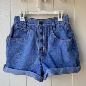 Vintage High-Rise Jean Shorts